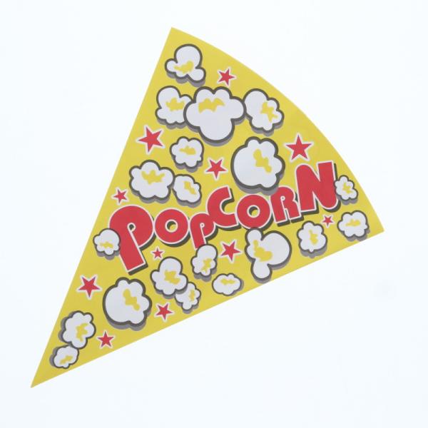 ポップコーン 三角 袋 100枚 スナック 包材 ハニー
