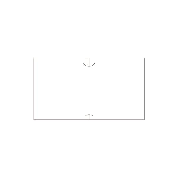 サトー ハンドラベラー用 ラベル SP・UNO1C共通 共通-1 白無地 弱粘 1,000枚×10巻