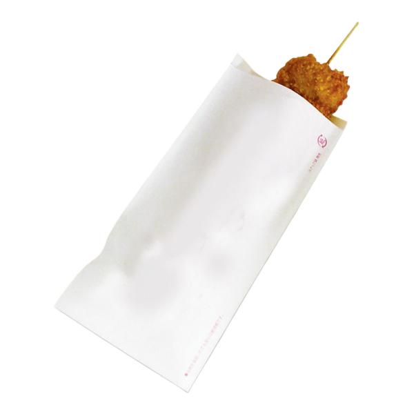 耐油 紙 スナック 袋 100枚 幅105×高さ235mm 無地 アオトプラス