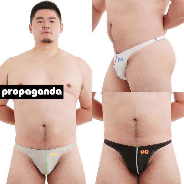 【T-バック】PPGロゴシルキーT-バック