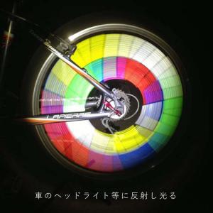 自転車 リフレクター ホイール 反射板 メール...の詳細画像5