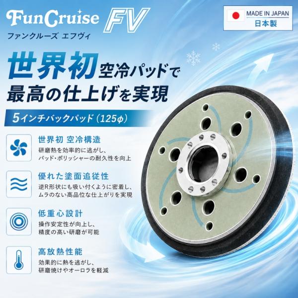 【FunCruise FV （ファンクルーズ エフヴイ）】バックパッド パッド RSE-EVO PR...