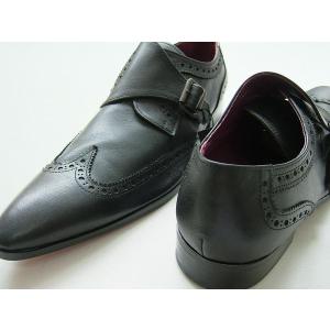 HIGH STREET（ハイストリート） シューズ M レザー 本革 黒 スリッポン 