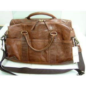 リンク 輪怐 LIN-KU バッグ ボストン レザー 本革 茶 新品 : PROX