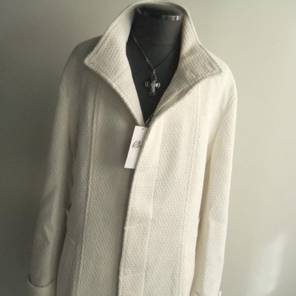 4.5万 新品 L トルネードマート プリペラツィードスタンドコート ホワイト サンプル 219