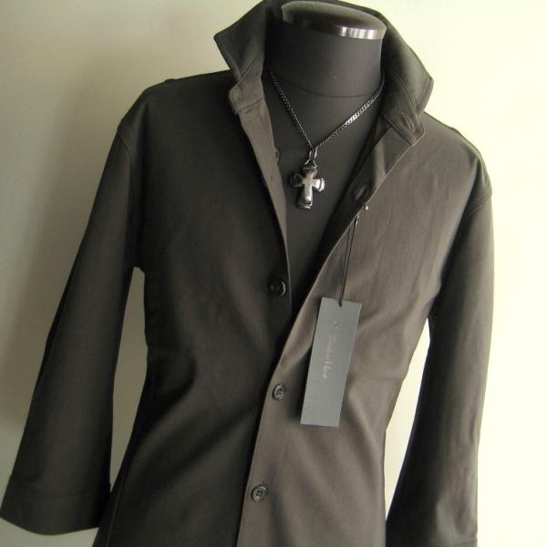 1.5万 新品 L トルネードマート ハイテンショントリコットツイル7分袖シャツ 機能素材 カーキ ...