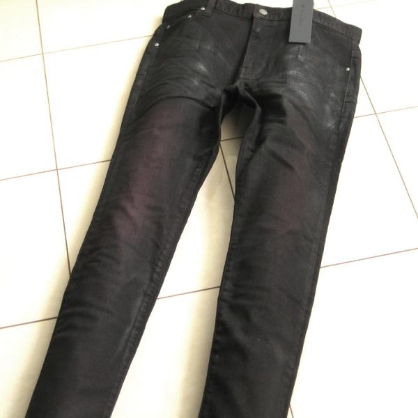 2.8万 新品 L トルネードマート ダークシャインスキニーデニム ボルドー サンプル 537