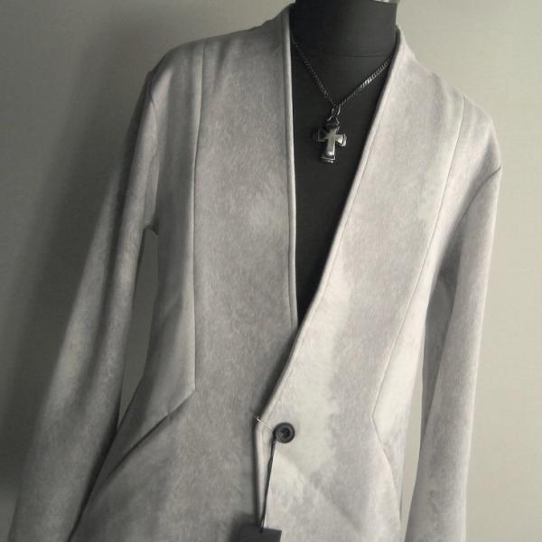 2.4万 新品 L トルネードマート ネオノーカラーカーデ ホワイト サンプル 573