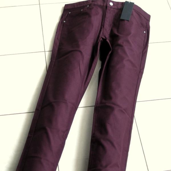 1.7万 新品 L トルネードマート ストレッチカラースキニー パープル サンプル 606