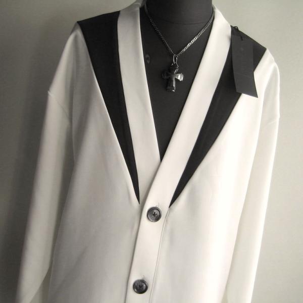 2.2万 新品 L トルネードマート オーバードロストカーデ ホワイト サンプル 622