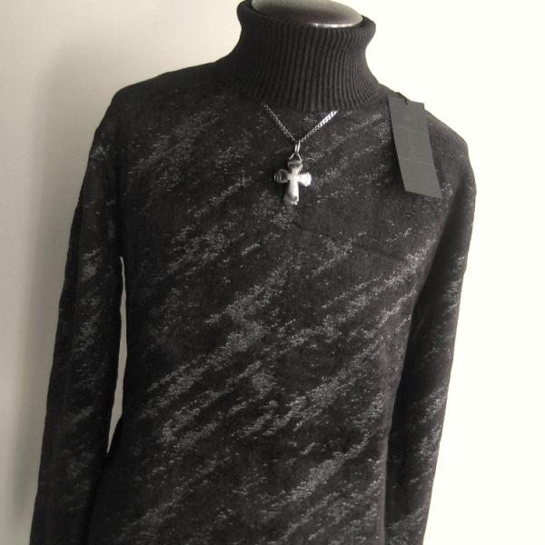 1.7万 新品 L トルネードマート ストームリンクスモールタートルネックニット ブラック サンプル...