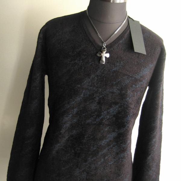 1.7万 新品 L トルネードマート ストームリンクスモールVネックニット ブルー サンプル 651