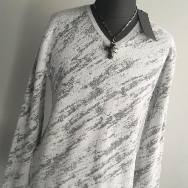 1.7万 新品 L トルネードマート ストームリンクスモールVネックニット ホワイト サンプル 65...