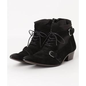 tornado mart ブーツギミック　ブラック TORNADO MART エナメルブラックバックジップブーツ