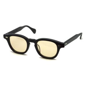 JULIUS TART OPTICAL タート  AR Sun アーネル ブリッジ: 22mm Black - Light Brown Lenses ブラック - ライトブラウンレンズ ライトカラーレンズサングラス｜props-tokyo