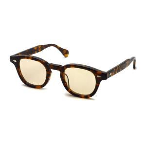 JULIUS TART OPTICAL タート  AR Sun アーネル ブリッジ: 22mm Tortoise - Light Brown べっこう柄- ライトブラウンレンズ ライトカラーサングラス｜props-tokyo