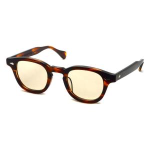 JULIUS TART OPTICAL タート  AR Sun アーネル ブリッジ: 24mm Demi Amber - Light Brown Lenses デミアンバー べっ甲柄 - ライトブラウンレンズ サングラス｜props-tokyo