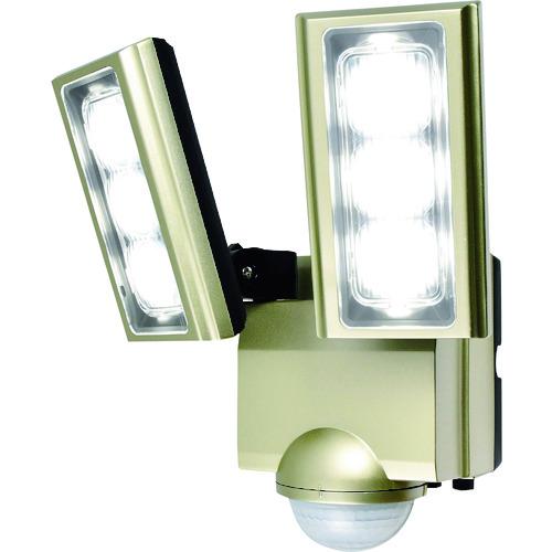 【代引不可】朝日電器　ELPA　防犯用センサーライト　AC　LEDセンサーライト　2灯　ESL-ST...