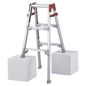 長谷川 はしご兼用伸縮脚立　RYZ-09c 3段 業務用 はしご 脚立 代引不可