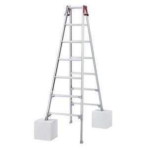 長谷川 はしご兼用伸縮脚立　RYZ-21c 7段 業務用 はしご 脚立 代引不可