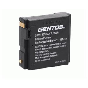 ジェントス(GENTOS)(/L) GH-101/109/110RG用バッテリー GA-12｜proshopdate15