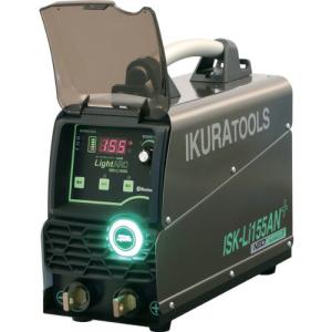 法人のみ 育良精機 (/AL) アーク溶接機 NEO 100V 軽量 小型 業務用 遠隔操作 盗難防止 PLUS ISK-Li155AN+