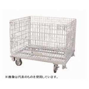 法人のみ サンキンパレット(/AL) メッシュパレット コイルタイプ 半開 