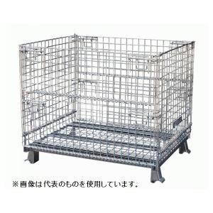 法人のみ サンキンパレット(/AL) メッシュパレット コイルタイプ 半開 