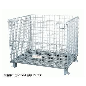法人のみ サンキンパレット(/AL) メッシュパレット コイルタイプ 半開 