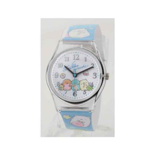 送料無料 ポスト投函 サン・フレイム(/Q) すみっコぐらし 腕時計 時計 ウォッチ クリア CX2...