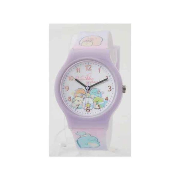 送料無料 ポスト投函 サン・フレイム(/Q) すみっコぐらし 腕時計 時計 ウォッチ パープル CX...