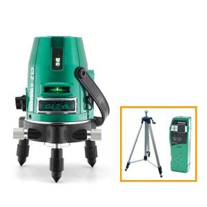 山真製鋸 レーザー墨出し器 グリーンレーザー 本体+受光器+三脚セット 