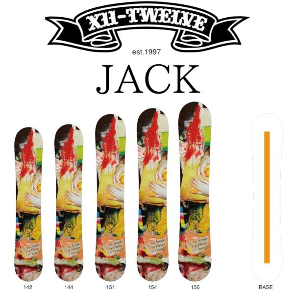 トゥエルブジャック 12 TWELVE JACK SNOWBOARD スノーボード 板 2018-2...