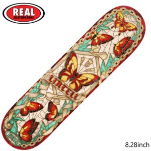 リアル スケートボード デッキ REAL SKATEBOARDS  Real LINTELL CATHEDRAL 8.28 x 31.7 スケートボード スケボー SKATEBOARD デッキ｜proshopfreak