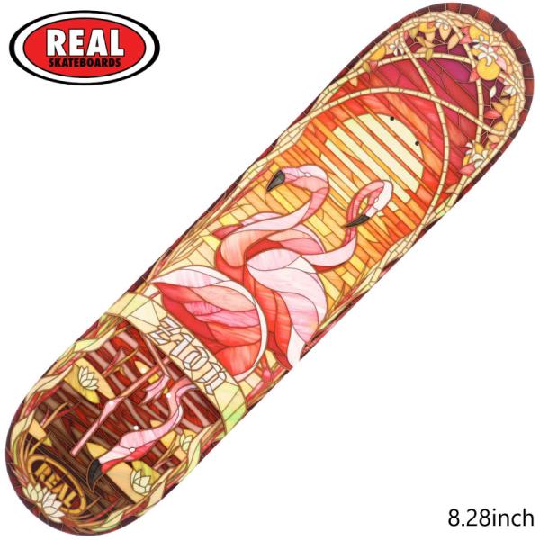 リアル スケートボード デッキ REAL SKATEBOARDS  Real ZION CATHED...