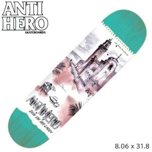 アンタイヒーロー デッキ 板 Anti Hero  DAAN CITYSCAPES 8.06 スケートボード スケボー デッキ スケートボード｜proshopfreak