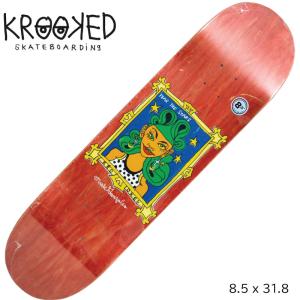 クルキッド デッキ KROOKED GONZ  FEAR  8.5 x 31.8 スケートボード スケボー デッキ skateboard｜proshopfreak