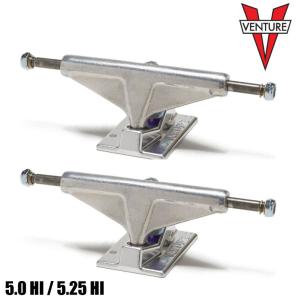 ベンチャー トラック スケートボード トラック セット VENTURE TRUCKS VLT ALL POLISHED HIGH 5.0HI 5.2HI SUPER LIGHT  スケートボード トラック パーツ SK8｜proshopfreak