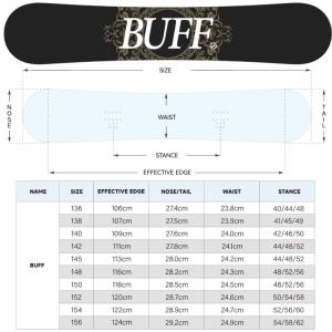GT SNOWBOARDS BUFF ジーティ...の詳細画像3