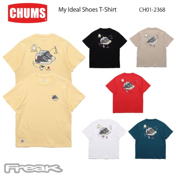 CHUMS トップス Tシャツ CH01-2368＜ My Ideal Shoes T-Shirt　...