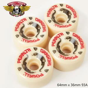 パウエル ドラゴン ウィール POWELL DRAGON FORMULA  64mm x 36mm 93A スケボー SKATEBOARD スケートボード｜proshopfreak