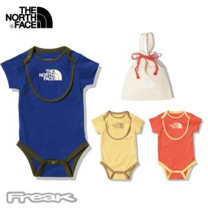 THE NORTHFACEノースフェイス ベビー ショートスリーブロンパースアンド2Pビブ B S/S Rompers＆2P Bib NTB12354｜proshopfreak