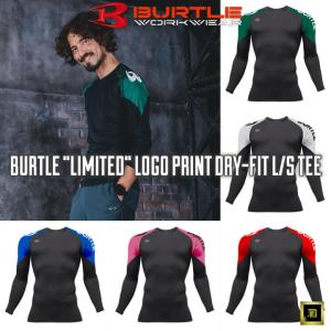 4121 BURTLE バートル 数量限定品 展示会受注限定 ロゴプリント ストレッチ ドライ 長袖Tシャツ 2026 春夏 新作 通気性 伸縮性 UVカット 吸汗速乾 作業服 作業着
