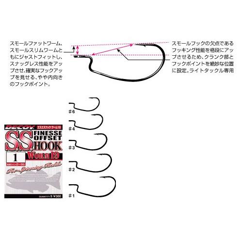 デコイ(DECOY) SSフック WORM19 メール便OK