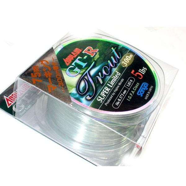 サンヨー GT-R トラウトスーパーリミテッド ナイロン 5lb 300m #クリアー 【メール便N...