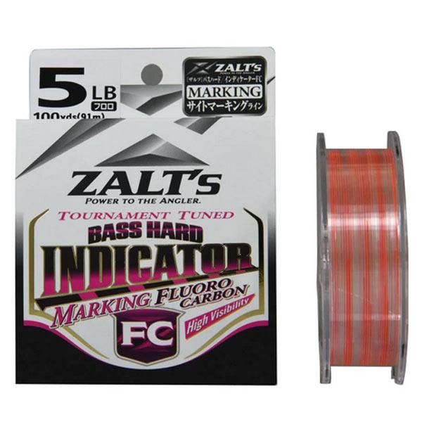 ラインシステム ザルツ バスハード インジケーター フロロカーボンライン 2.5lb. 100yds...