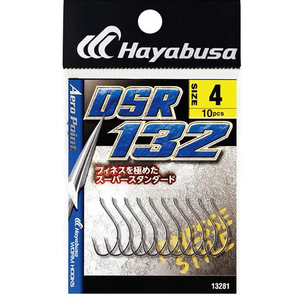 ハヤブサ フィナ ワームフック ダウンショット DSR132 フックサイズ #3 【メール便OK】