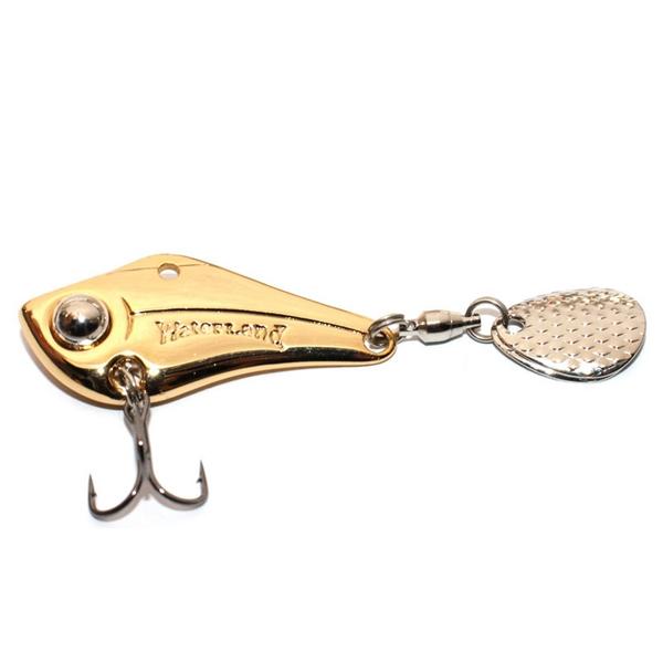 ウォーターランド スピンソニック 10g ダブルブレード #ゴールド 【メール便OK】【お取り寄せ対...