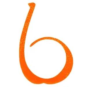 ヌーテック NUカーリー 極厚0.8mm 3本入 #2 オレンジラメ(蛍光)【メール便OK】