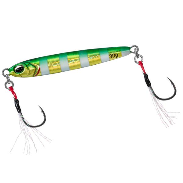 ダイワ サムライジグR スローフォール 30g #グリキンゼブラ【メール便OK】